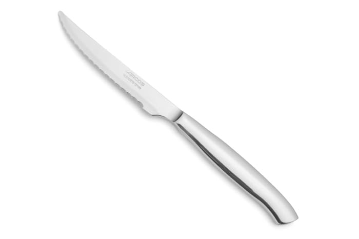 Arcos 4 Inch Steak Knife Set of 4. Pocket Knife Pack with Pearl Edge for Cutting and Fillet Meat. Monoblock Stainless Steel Blade and Handle. Series Mesa - Image 4
