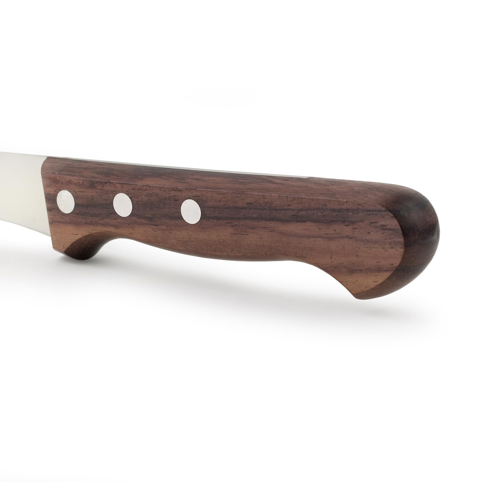 Arcos Premium Slicing Ham Knife 11-Inch Nitrum Stainless Steel Blade. Superior Cutting Power and Durability. Palisandro Wood - Image 4